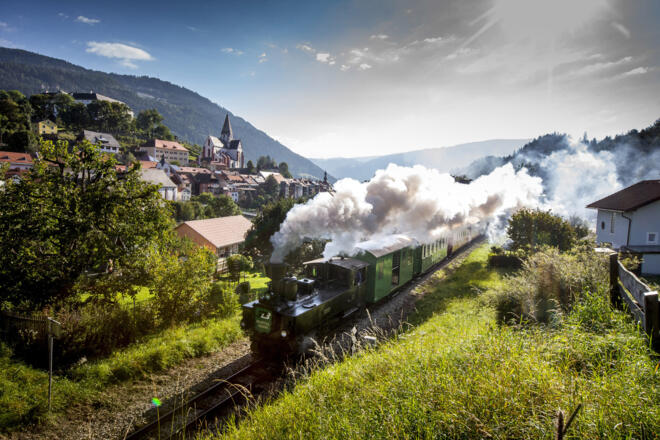 Historische Murtalbahn mit Murau