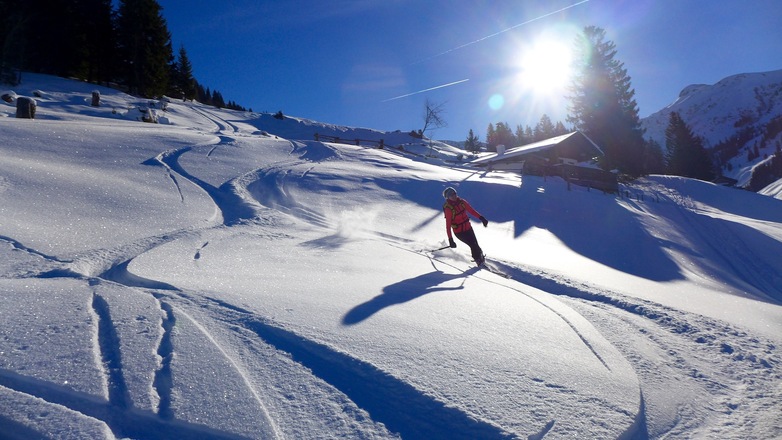 Skitour-Abfahrt