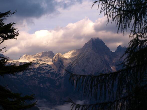 Tagesanbruch über der Spitzmauer