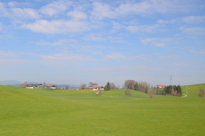 Blick vom Balkon