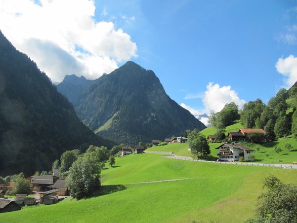 Das Brandnertal bei Bürserberg-Tschapina