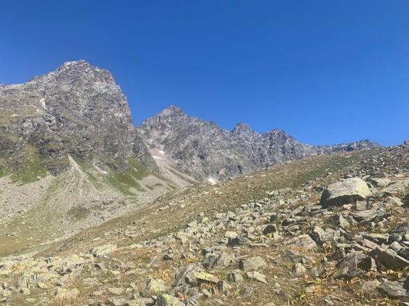 Aufstieg zur Winterberg Scharte