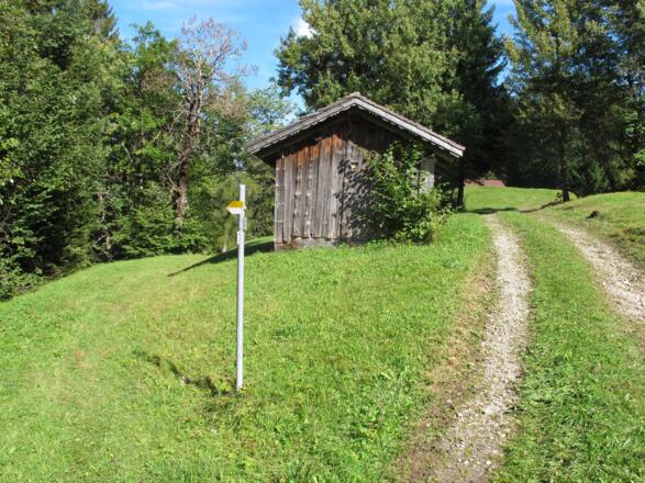 Wiesweg zwischen Raggal und Ludescherberg