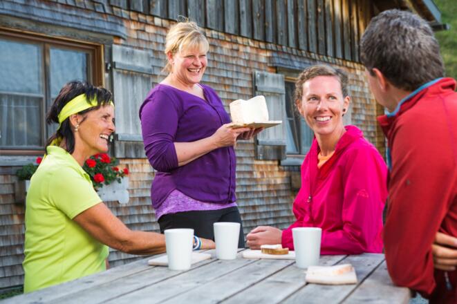 Verkostung vom Montafoner Sura Kees auf der Alp Nova