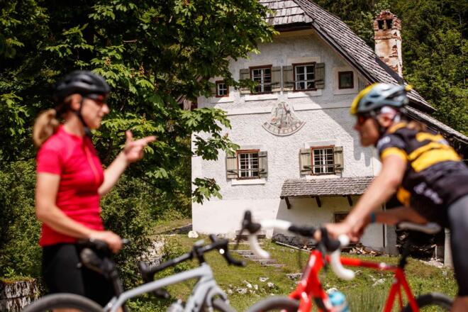 Das historische Schleusengebäude der Klause