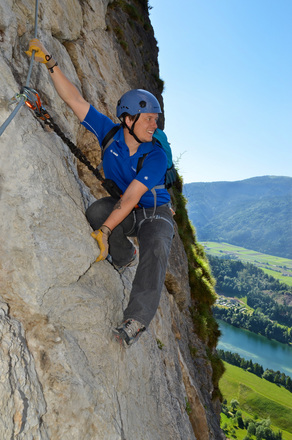 Klettersteig am Reintalersee
