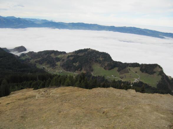Blick von der Hohen Kugel auf Meschach