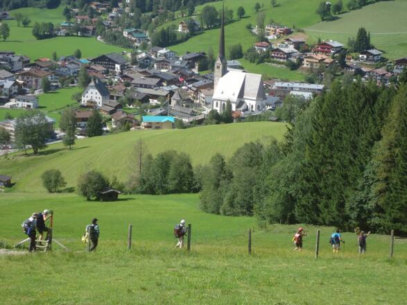 Abstieg nach Maria Alm