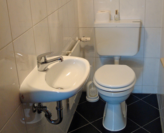 Separates WC in der Ferienwohnung