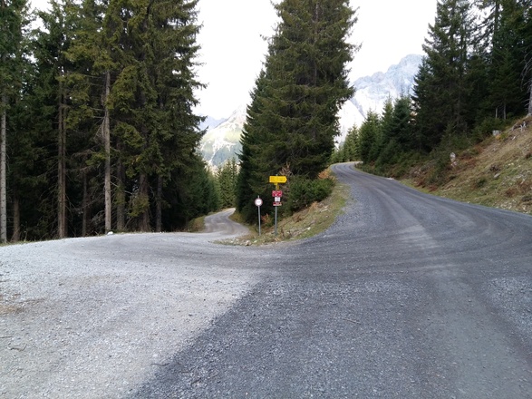 Forststraße zur Bürglalm