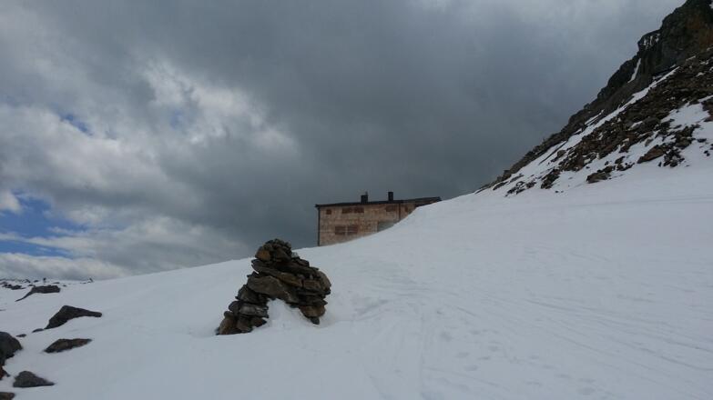 Endlich bei der Hütte