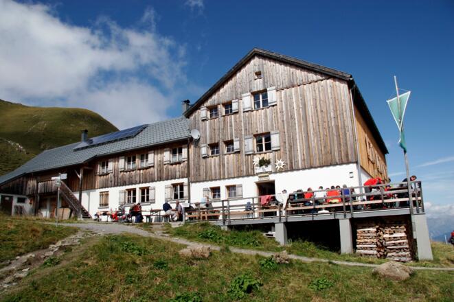 Die Tilisunahütte im Rätikon