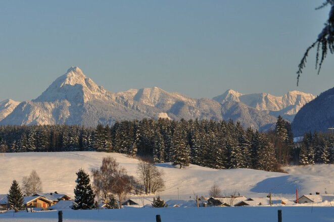 Blick zur Zugspitze