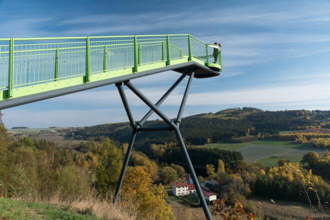 Saaletal am Wachhügel in Pottiga