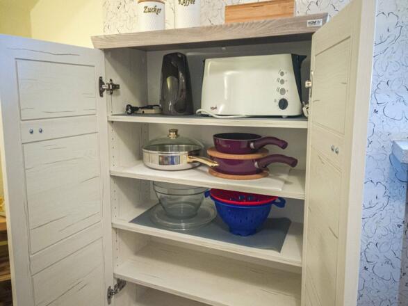 Küche mit Zubehör