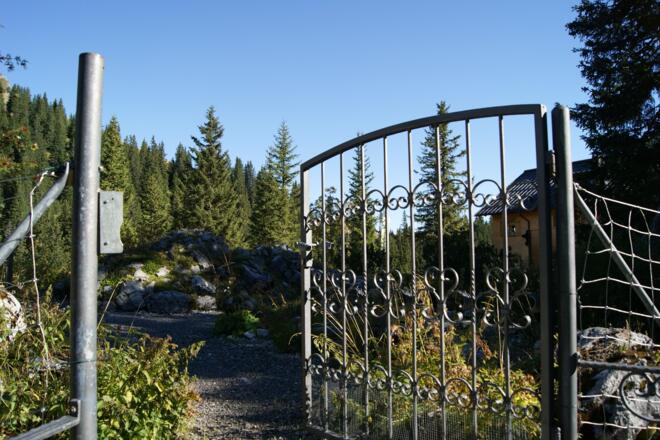 Eingang in den botanischen Garten