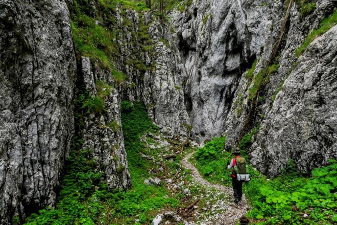 Am Einstieg zur Notgasse