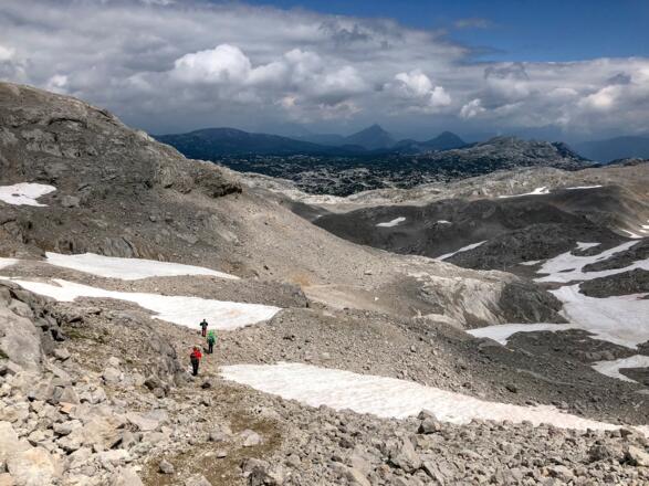 Am Ausläufer des Dachstein Gletschers