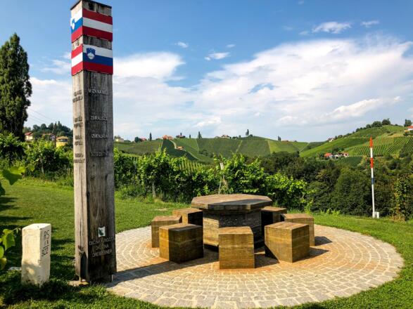 Grenztisch in der Südsteiermark