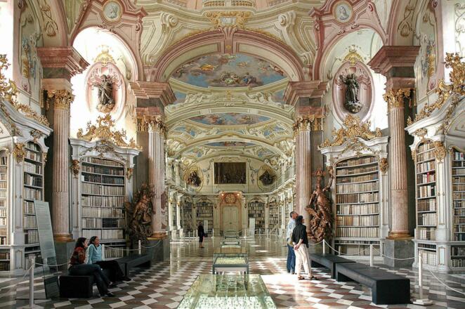 Bibliothek Admont, die größte Stiftsbibliothek der Welt