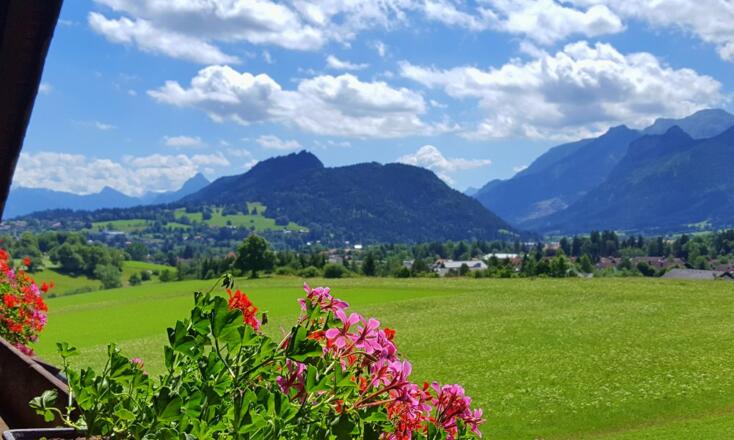 Ausblick vom Südbalkon