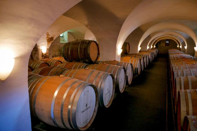 Weinkeller im Weingut Winkler-Hermaden in Kapfenstein