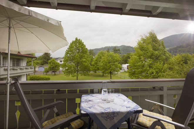 Balkon mit toller Aussicht
