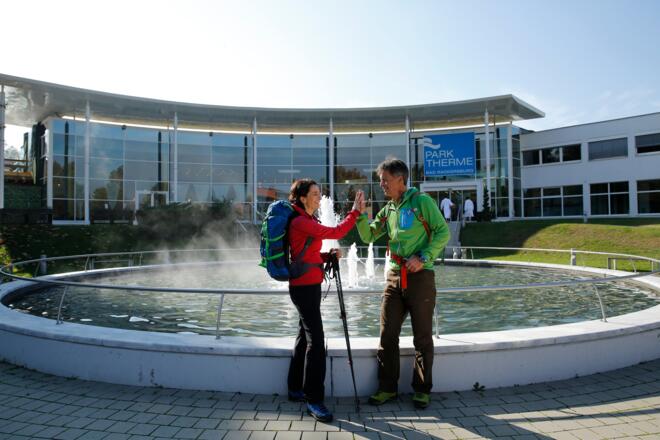 Ziel erreicht, die Parktherme Bad Radkerbsurg