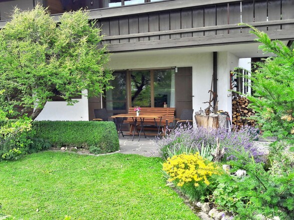 Blick auf die Terrasse