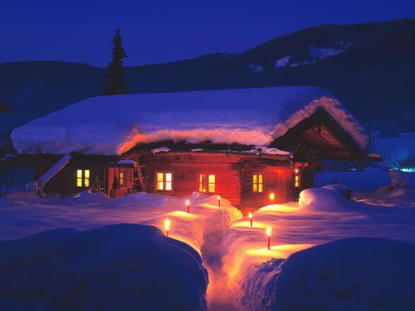 Unsere &quot;Alm&quot; im Winter