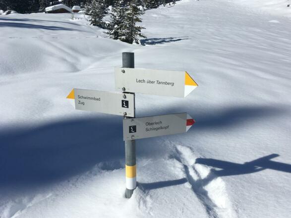 Sommer &quot;Lechweg&quot; Wegweiser