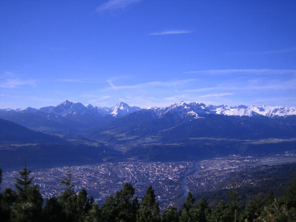 Blick über Innsbruck