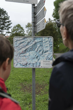 Start beim Kloster Viktorsberg  (c) Martin Vogel / Vorarlberg Tourismus