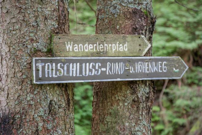 Talschluss Höhenweg