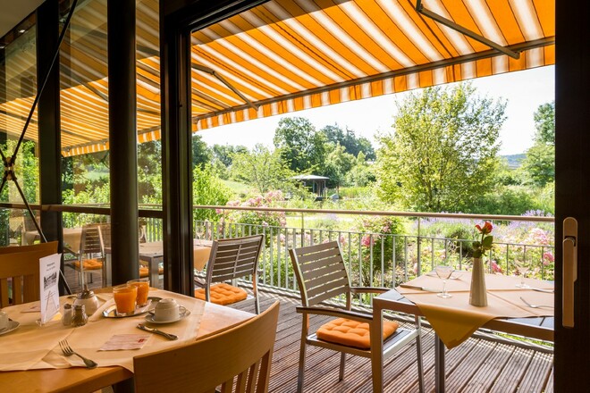 Thermenhotel Ströbinger Hof -Terrasse
