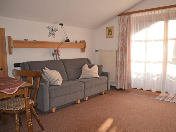 Wohnbereich mit Ausziehcouch