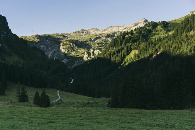 Morgenstimmung im Nenzinger Himmel  (c) Dominic Berchtold / Vorarlberg Tourismus
