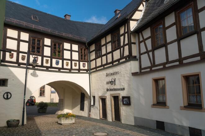 Perlmutterausstellung im Freiberger Tor in Adorf/Vogtl.