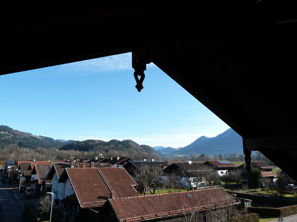 Aussicht vom Balkon