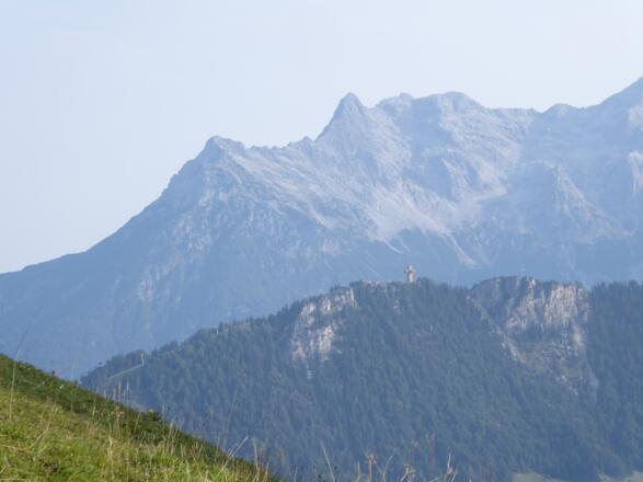Buchsteinwand und Loferer Steinberge.