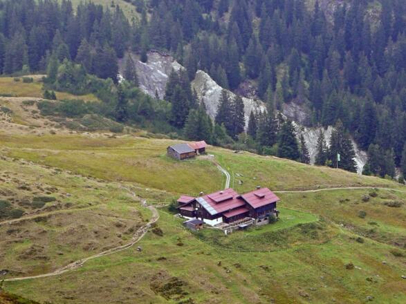Blick auf die Schwarzwasserhütte