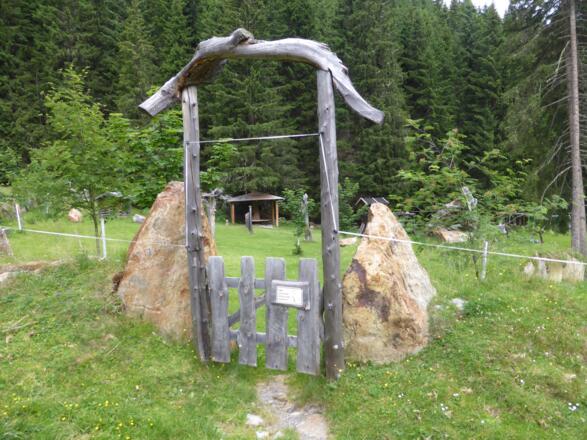 Zugang zum Spielplatz