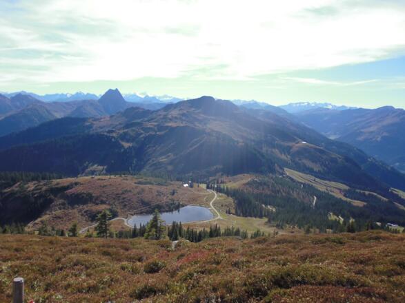 Im Abstieg vom Gampenkogel, See nahe Brechhornhaus