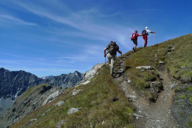 Oberhalb der Roten Lenke