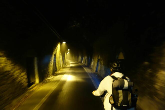 Im Milseburgtunnel ...