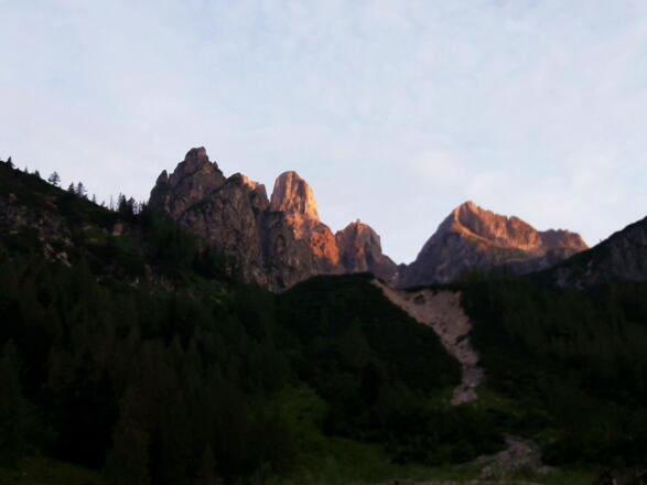 Bischofsmütze von der Unteren Hofalm