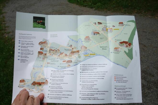 Lageplan Freilichtmuseum