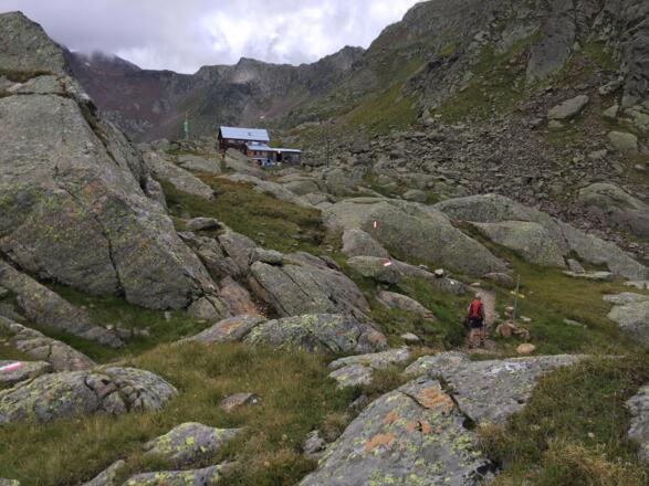 Bremer Hütte in Sicht