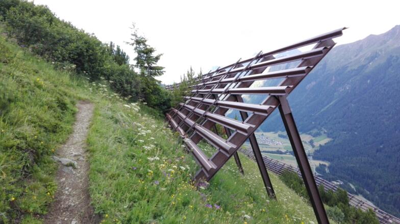 Lawinenverbauungen einmal ganz nah