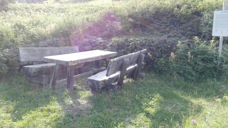 Unterwegs findet sich so mancher gemütliche Rastplatz